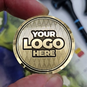 Gepersonaliseerde golfbalmarkering: aangepast logo, gegraveerd messing of staal