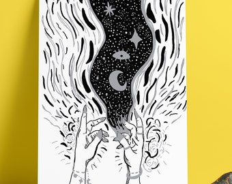 Magic Hands art print