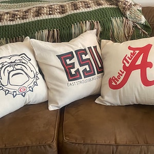 Custom college pillows