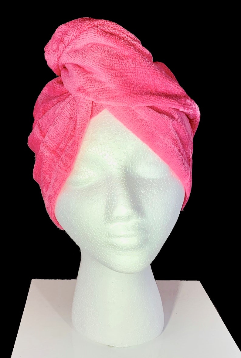 Microfiber Hair Turban Towel Wrap Shower Bath Turban Etsy