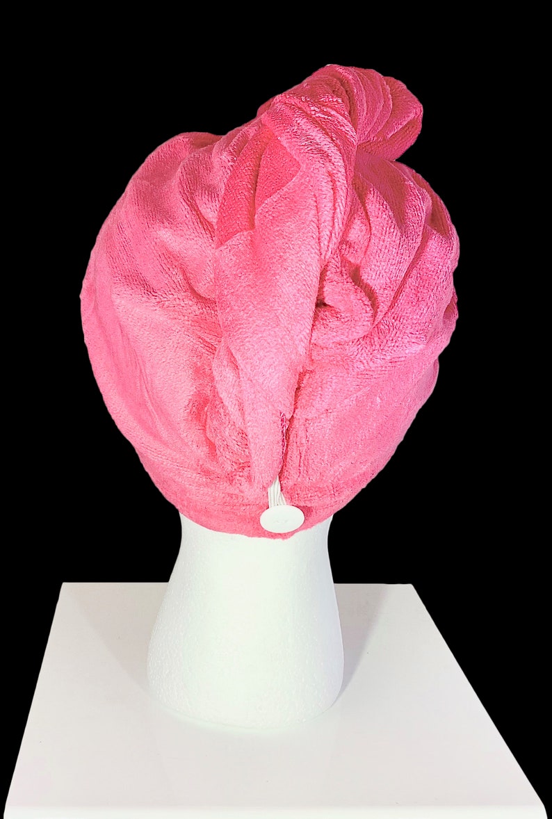 Microfiber Hair Turban Towel Wrap Shower Bath Turban Etsy