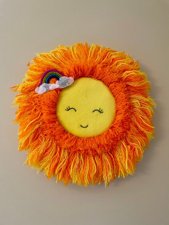 Sun Wall Hanging Nursery Wall Hanging Etsy