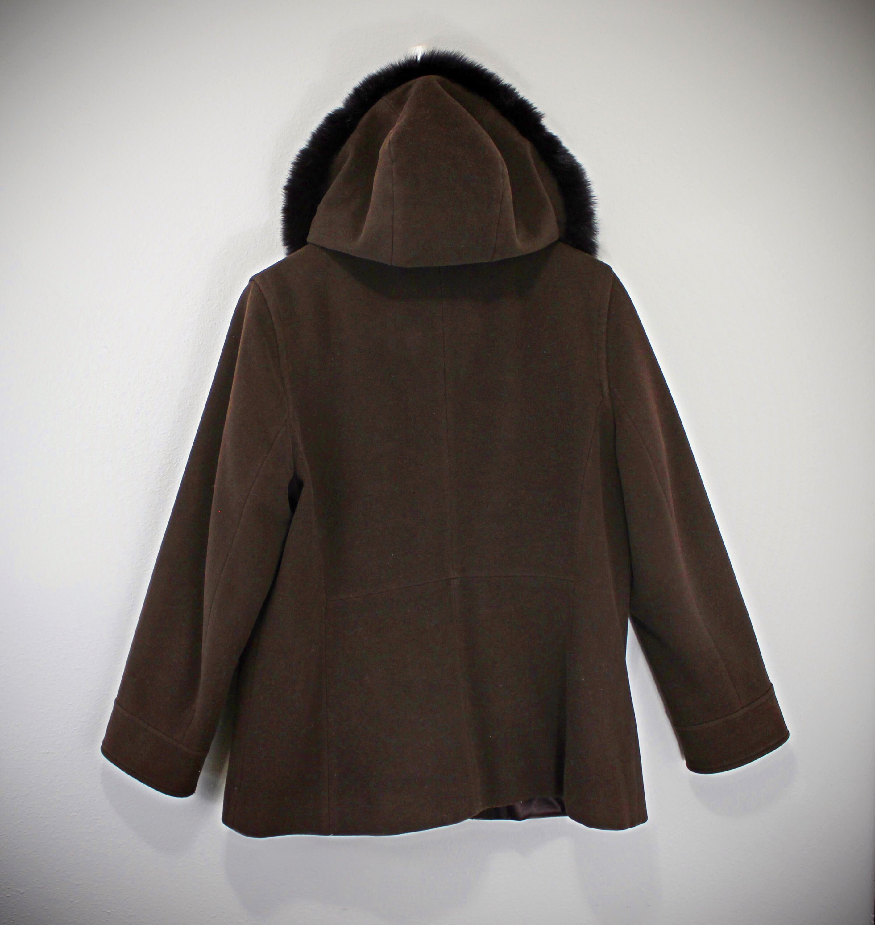 Wool coat STUDIO ID Black size M International in Wool