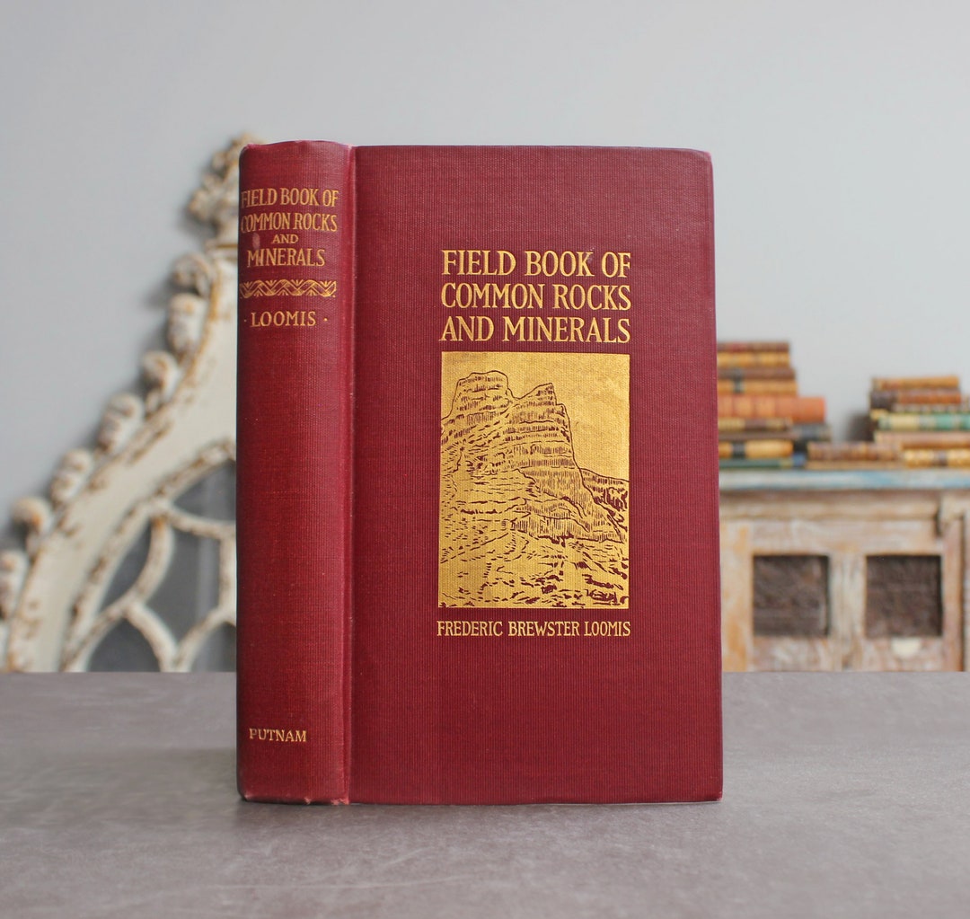 Field Book of Minerals 1923 Illustrated Rare Antique Old Book Geology ...