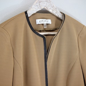Kasper leather deals jacket