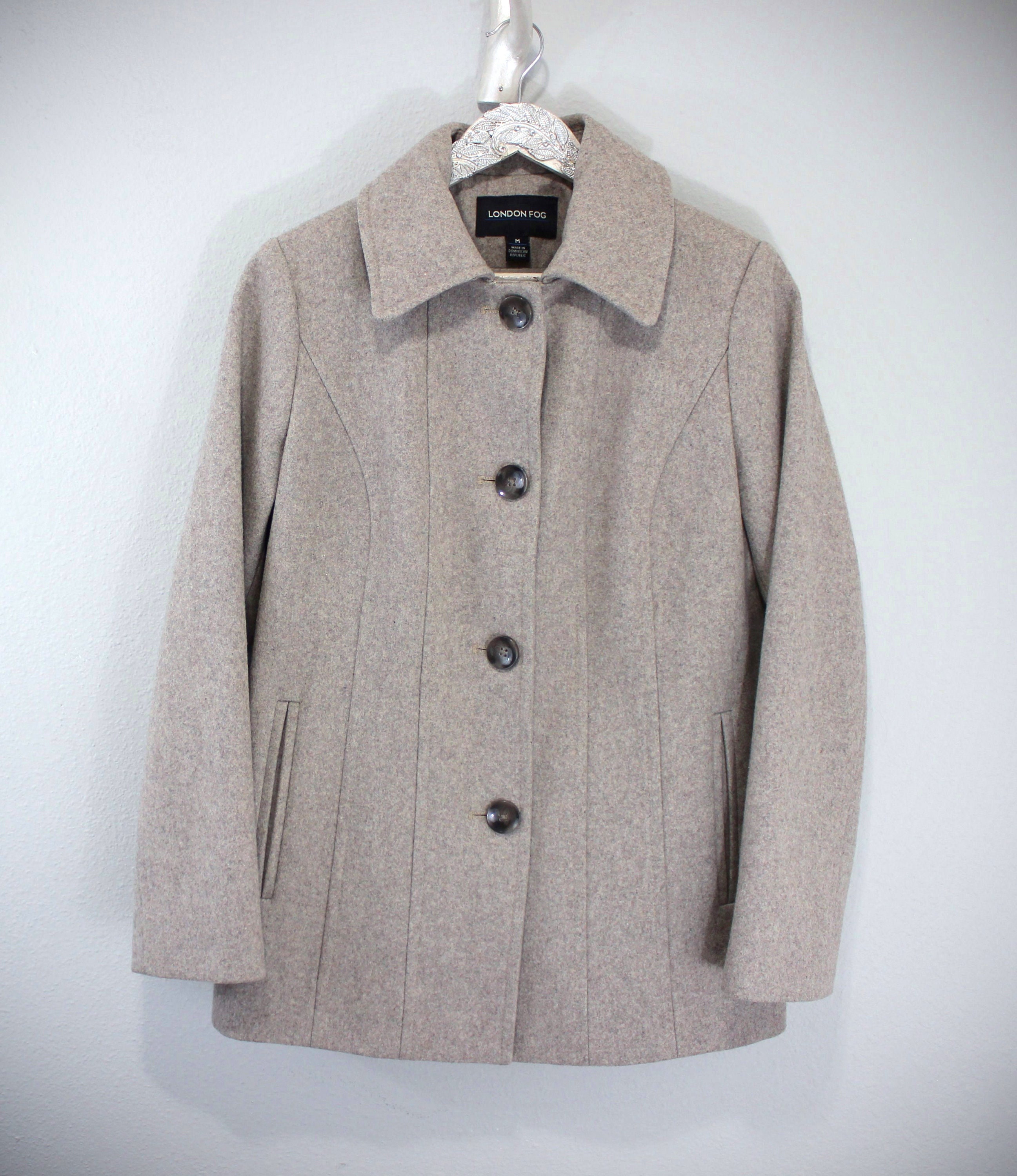 Double Faced Wool Coat - Oatmeal Melange