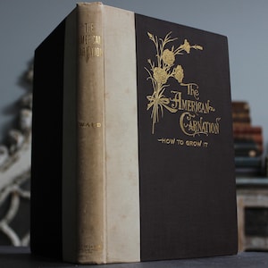 The American Carnation How to Grow It 1903 Illustrated Rare Antique Old Book for Nature Lovers