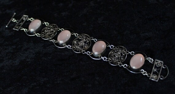 Antique Victorian Handcrafted 925 Sterling Filigre