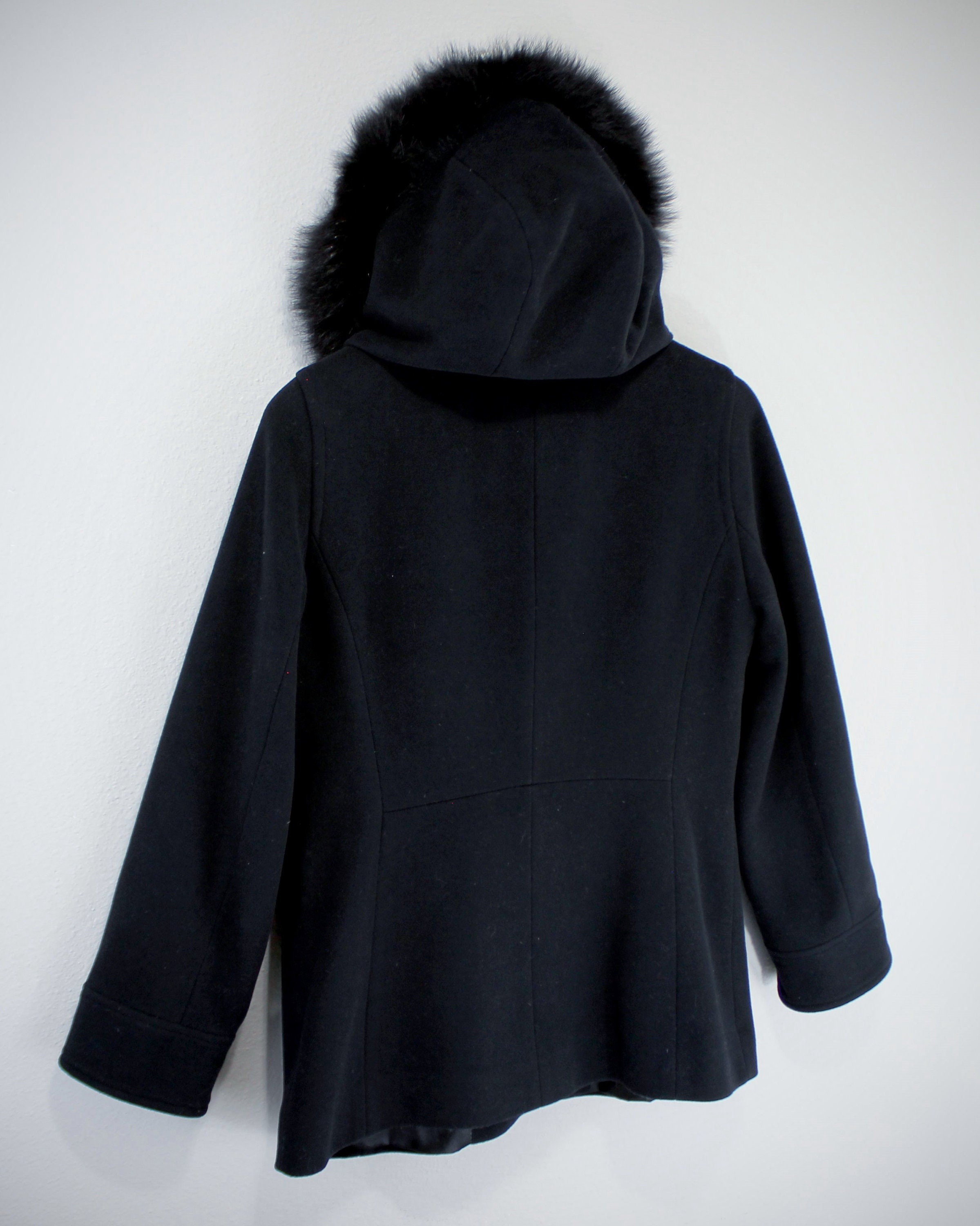 Wool coat STUDIO ID Black size M International in Wool