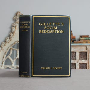 Gillette&#39;s Socialism 1907 Illustrated Signed Rare Antique Edwardian Old Book History, Capitalism, United States, Congo, Russia + (Sociology)