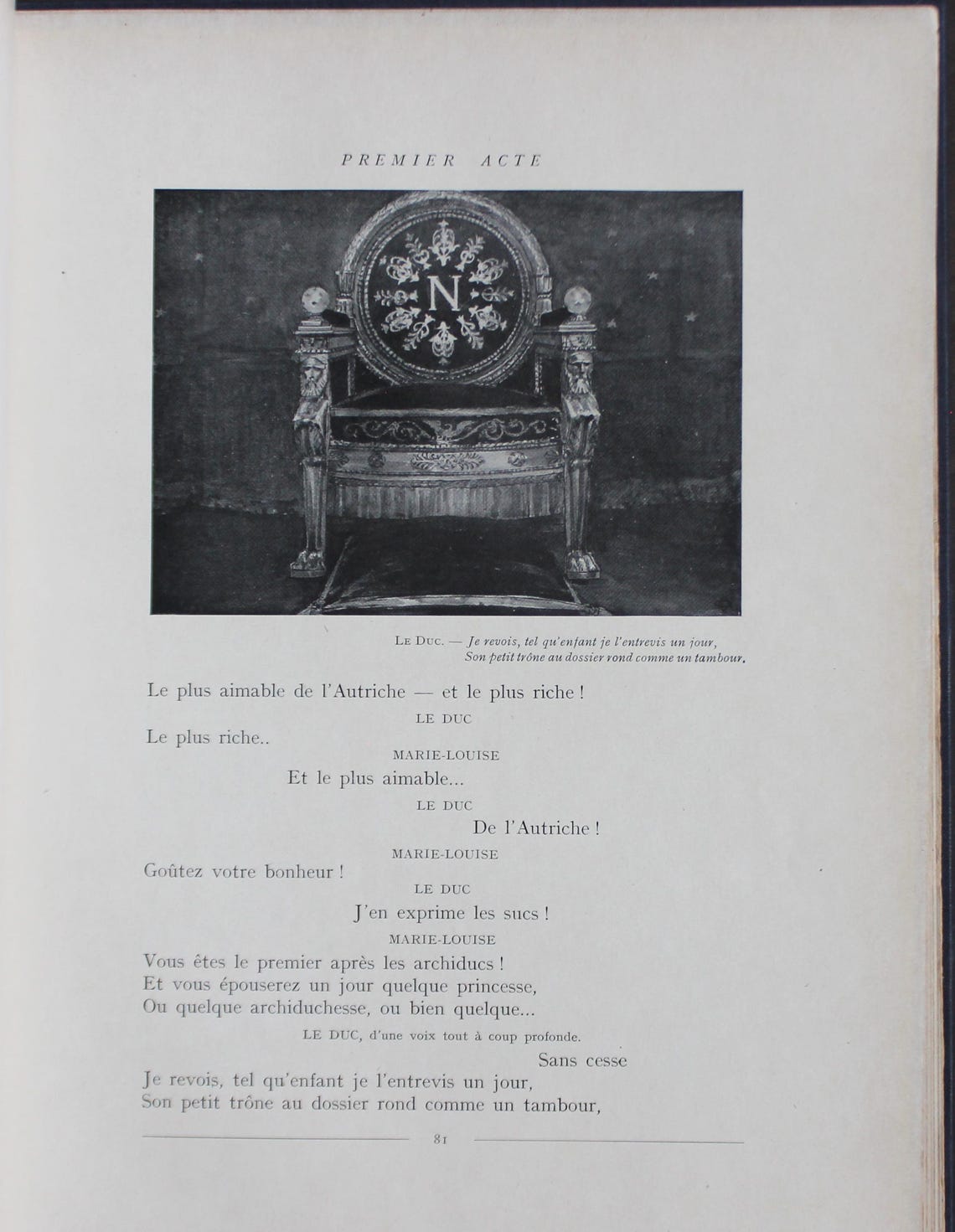 Carte Postale Ancienne 1905 – Sarah Bernhardt Dans L'Aiglon (Napoléon II) – Originale