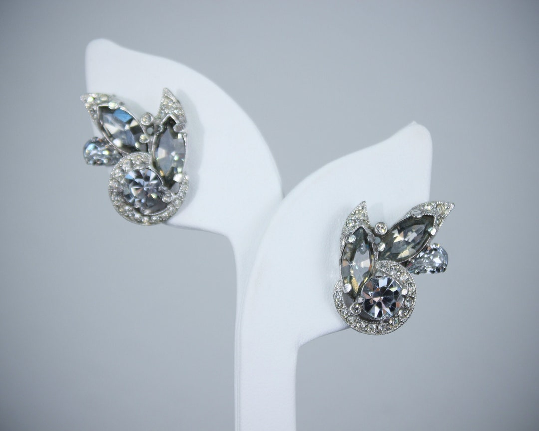 ◆VINTAGE HOLLYWOOD◆ Cloud Earrings VH2336EA001M Glamorous Vintage Classic Hollywood Regency, Midcentury Art