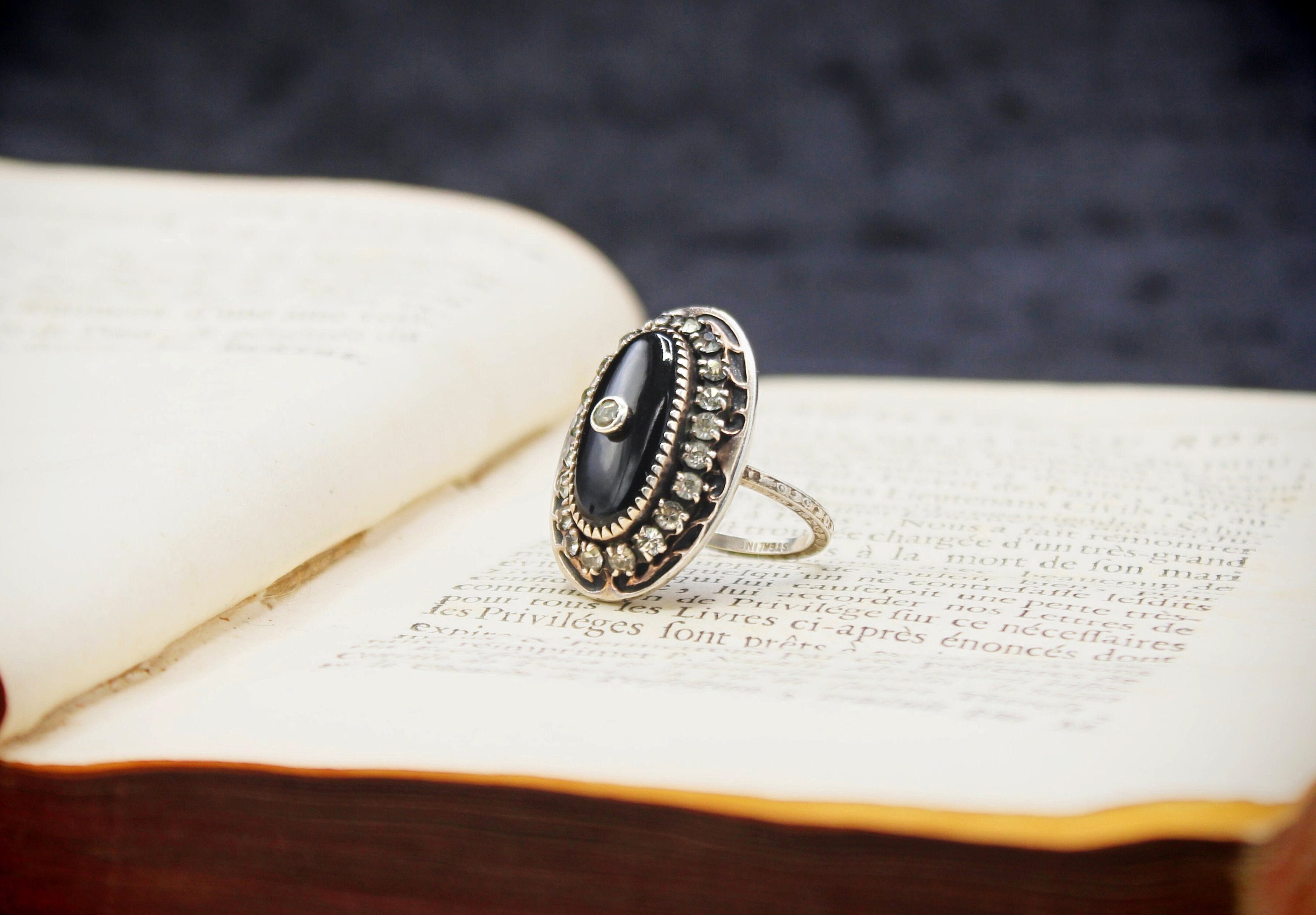 1920s Onyx Ring - Etsy 1920s Onyx Ring - Etsy