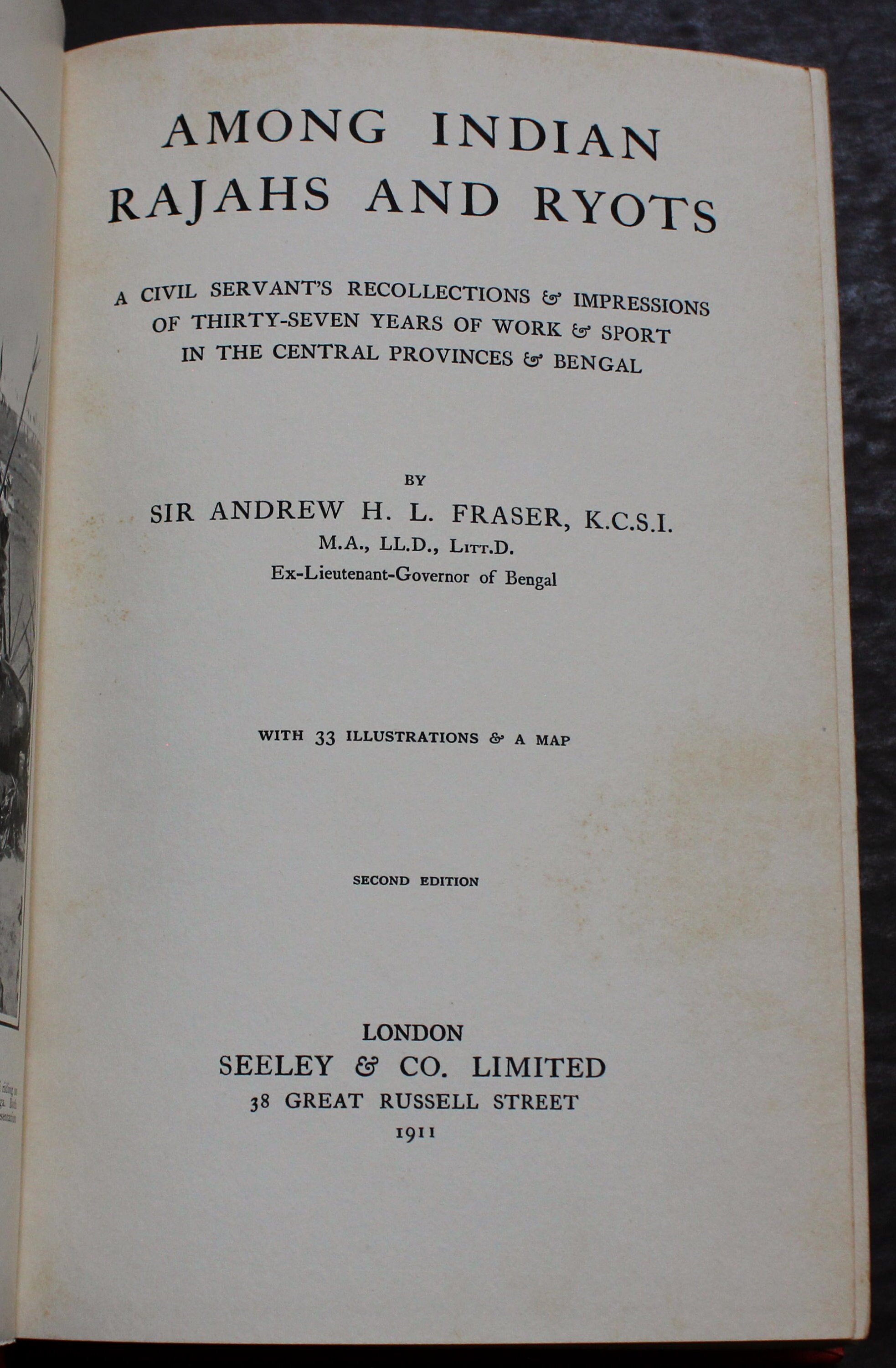 Among Indian Rajahs & Ryots 1911 Antique Edwardian Old Book of India in ...