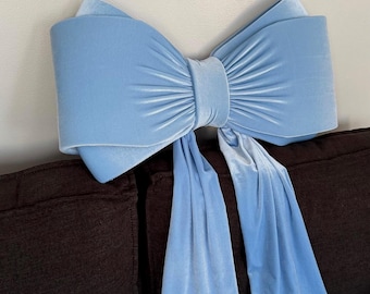 Handmade Jumbo Velvet Bow: Holiday Tree Topper, Wreath Decor