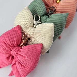 Puffy Bow Keychain,  Bag Charm, School Backpack bow keychain