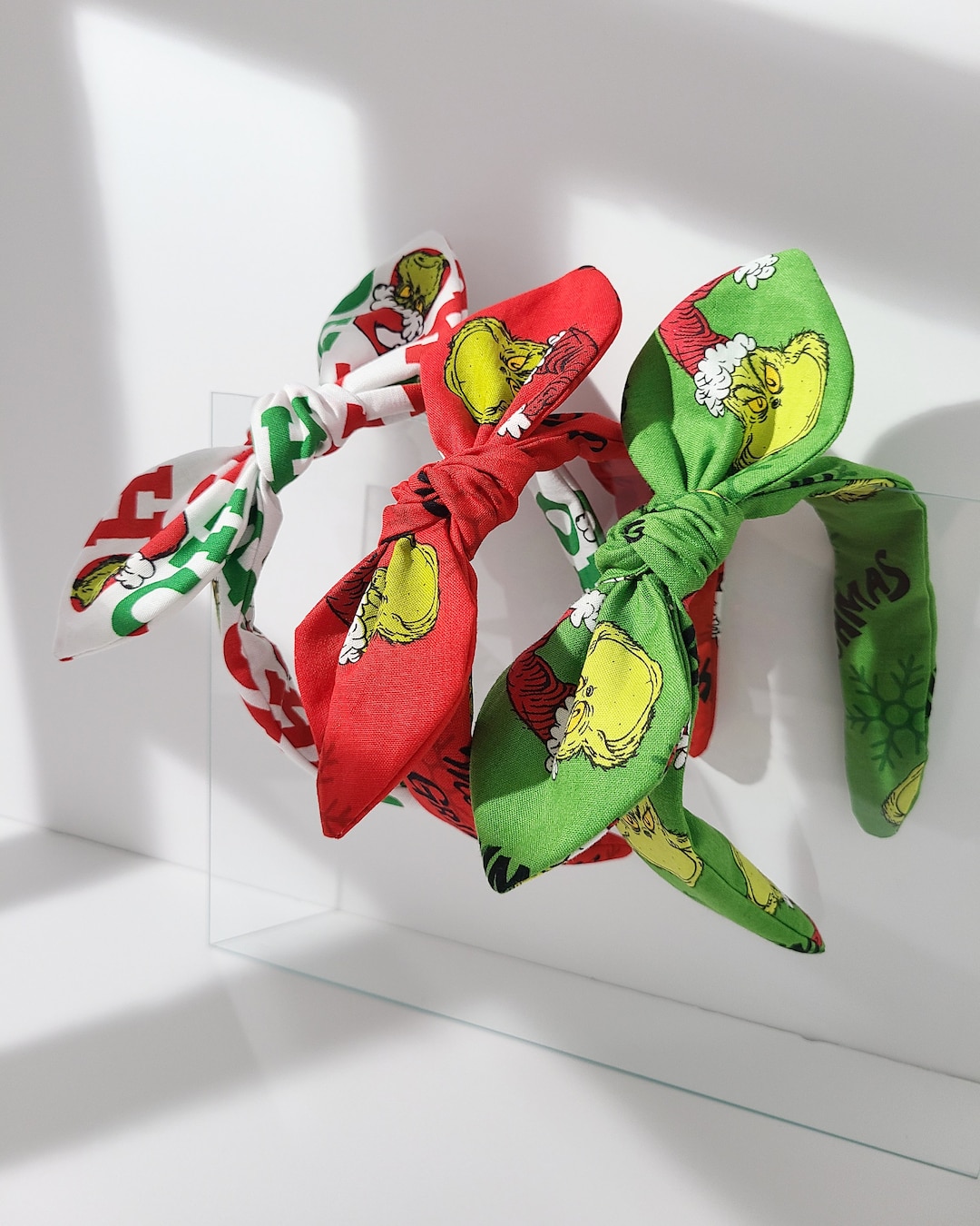 Grinch Knotted Headband/ Christmas Headband / Women Knot Etsy