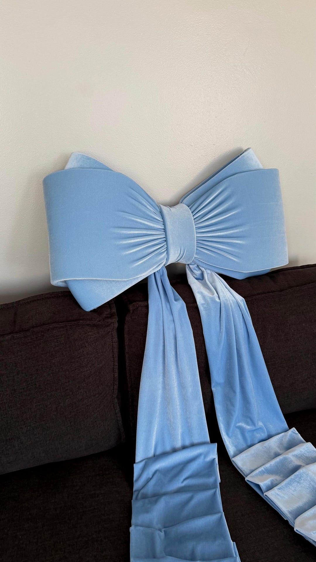 Handmade Jumbo Velvet Bow: Holiday Tree Topper, Wreath Decor - Etsy