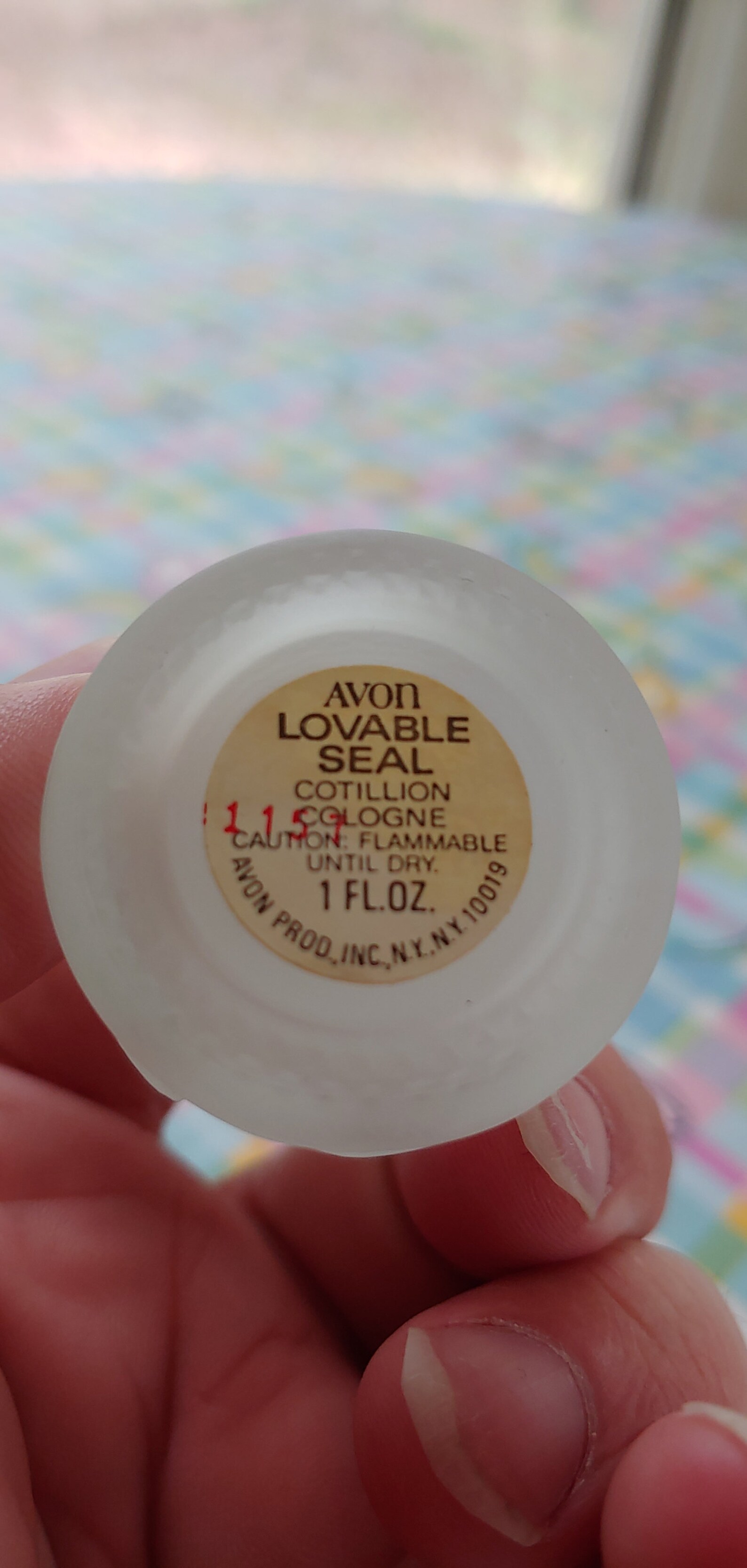 Vintage Avon glass seal perfume bottle | Etsy