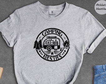 Camping Besties Shirt, Matching Vacation Shirts,Camping Crew Camping Shirt, Family Vacation Shirts, Funny Summer Shirt, Camping Shirt