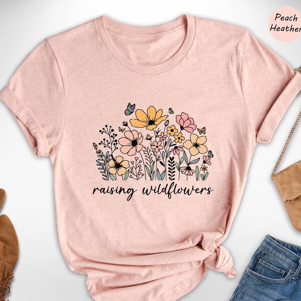 Wildflowers Graphic Cropped T-shirt main image 1