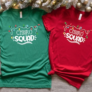 Christmas Chiro Squad Shirt, Chiropractor Shirt, Christmas Gift, Chiro Apparel, Chiropractic Tshirt, Christmas Pajamas