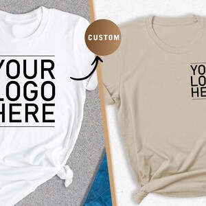 Custom Logo Shirt - Team Unity Apparel, Personalized Graphic Tee - Durable Cotton Blend, Business Branding