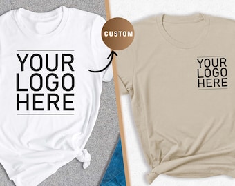 Custom Logo Shirt, Personalized Business Tee, Company Branded T-Shirt, Team Uniform Apparel, Employee Gift Shirt