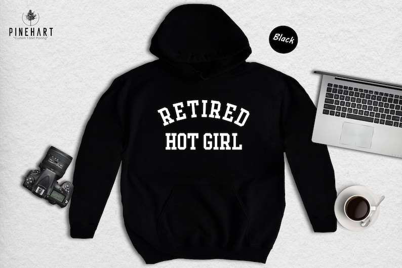 Retired Hot Girl Shirt - Bachelorette Party Top - Soft Cotton Fabric, Eco Friendly Print, Gift For Bride To Be image 7