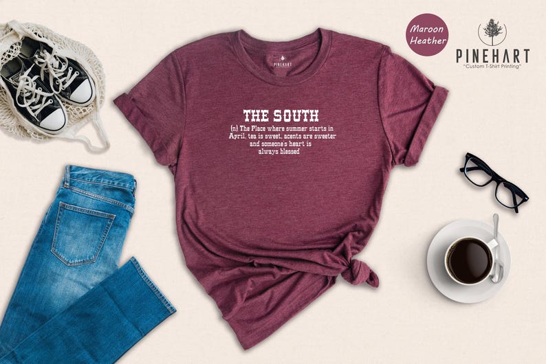 The South Definition Shirt, Funny Southern Saying Tee, Country Girl Gift, Southern Pride T-Shirt bild 2