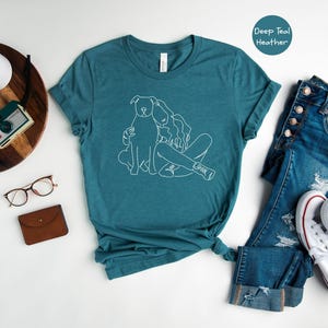 Pitbull Mom Shirt - Fur Mama Apparel Playful Tee - Eco Friendly Cotton, Digital Ink Design, Comfortable Fit zdjęcie 2
