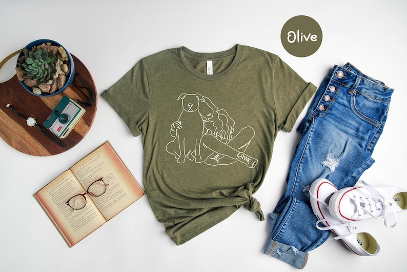 Pitbull Mom Shirt - Fur Mama Apparel Playful Tee - Eco Friendly Cotton, Digital Ink Design, Comfortable Fit zdjęcie 7