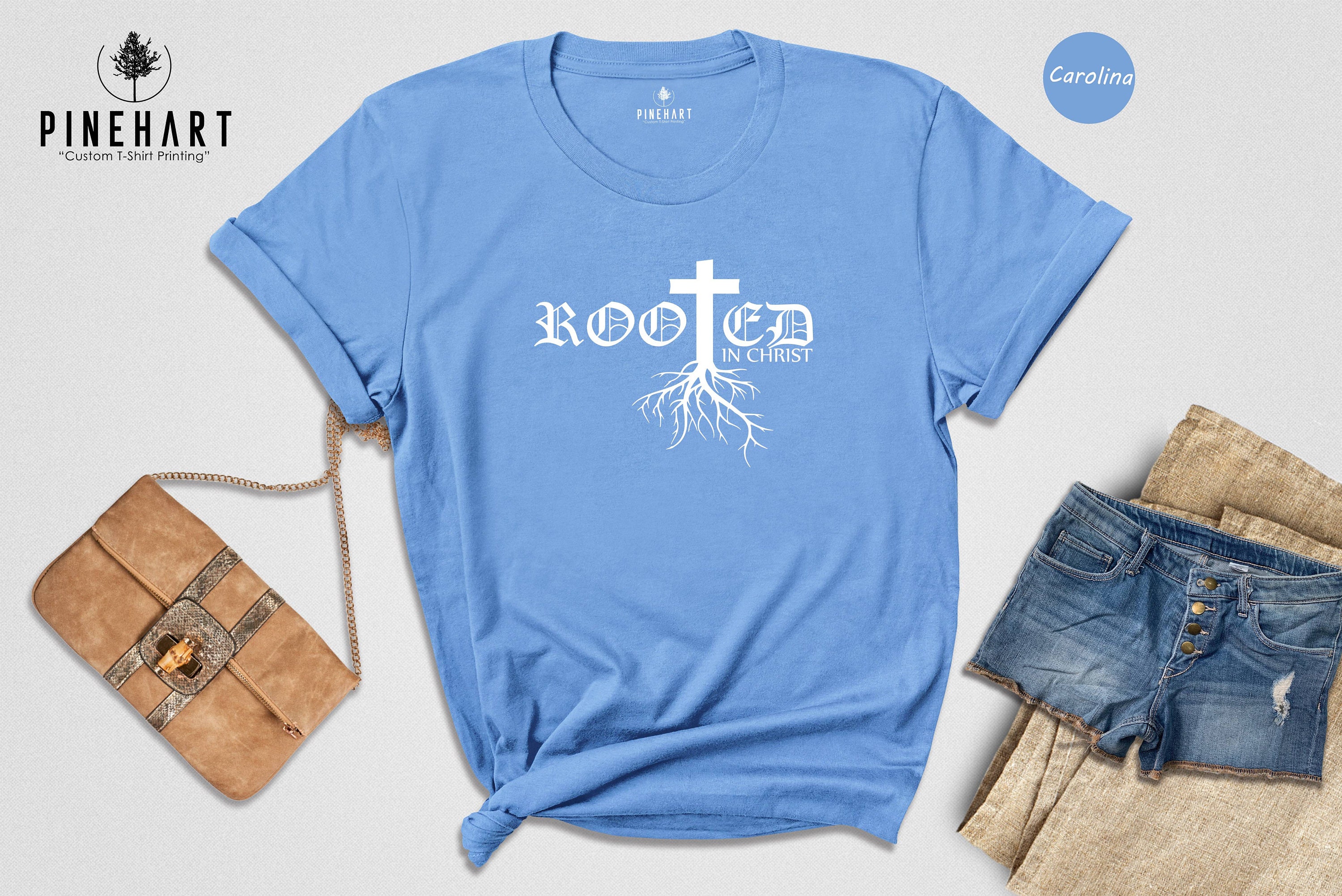 Deeply Rooted Faith In Jesus Christian T-Shirt Deeply Rooted Faith In Jesus Christian T-Shirt