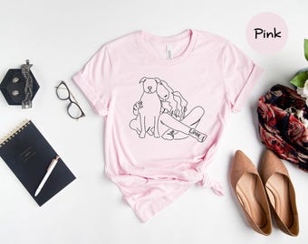 Pitbull Mom Shirt - Fur Mama Apparel Playful Tee - Eco Friendly Cotton, Digital Ink Design, Comfortable Fit