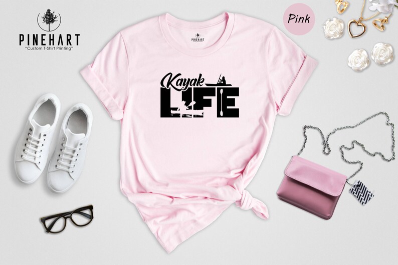 Kayak T Shirt Sport Lover Design: Eco-Friendly Cotton Tee, Durable Print | Soft, Comfortable Fit, Unisex S-XXL image 6