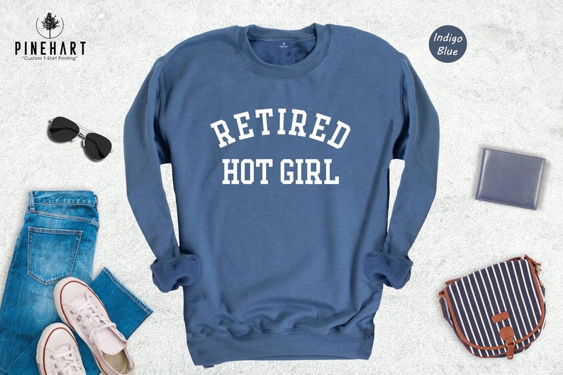 Retired Hot Girl Shirt - Bachelorette Party Top - Soft Cotton Fabric, Eco Friendly Print, Gift For Bride To Be image 2