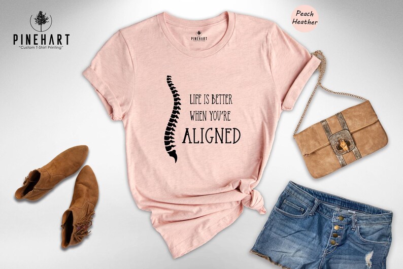 Chiropractor Shirt Casual Everyday Wear Tee: Sustainable Digital Print Fashion (Soft Ringspun Cotton, XS-XXL, Easy Care) afbeelding 5