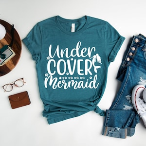 Funny Mermaid Shirt: Undercover Mermaid Graphic Tee