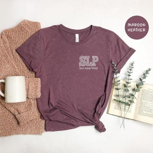 SLP T Shirt Speech Language Apparel: Eco-Friendly Digital Print, Soft Cotton Blend (Unisex Sizes XS-XXL, Durable Comfort)