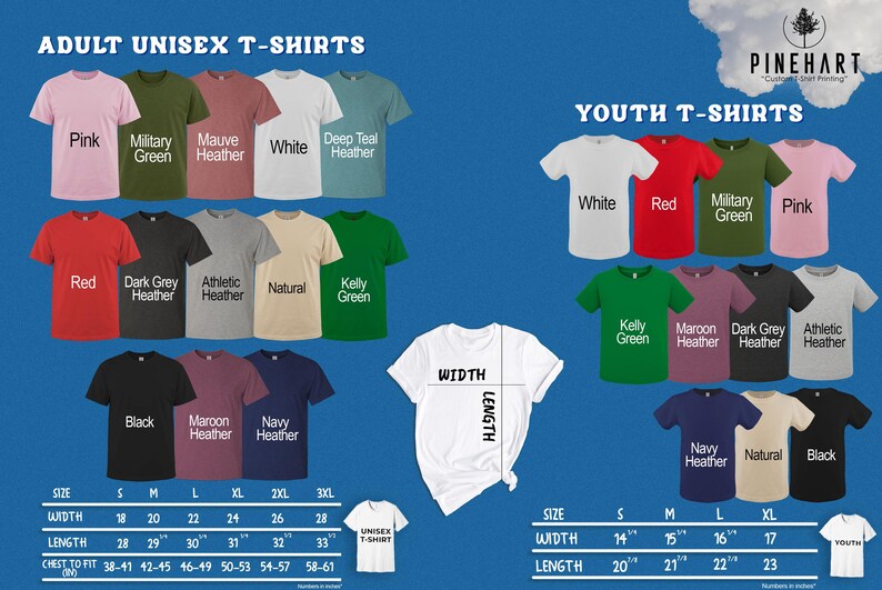 The image is a collage of various t-shirt designs, including different colors and styles, presented in a visually appealing manner.