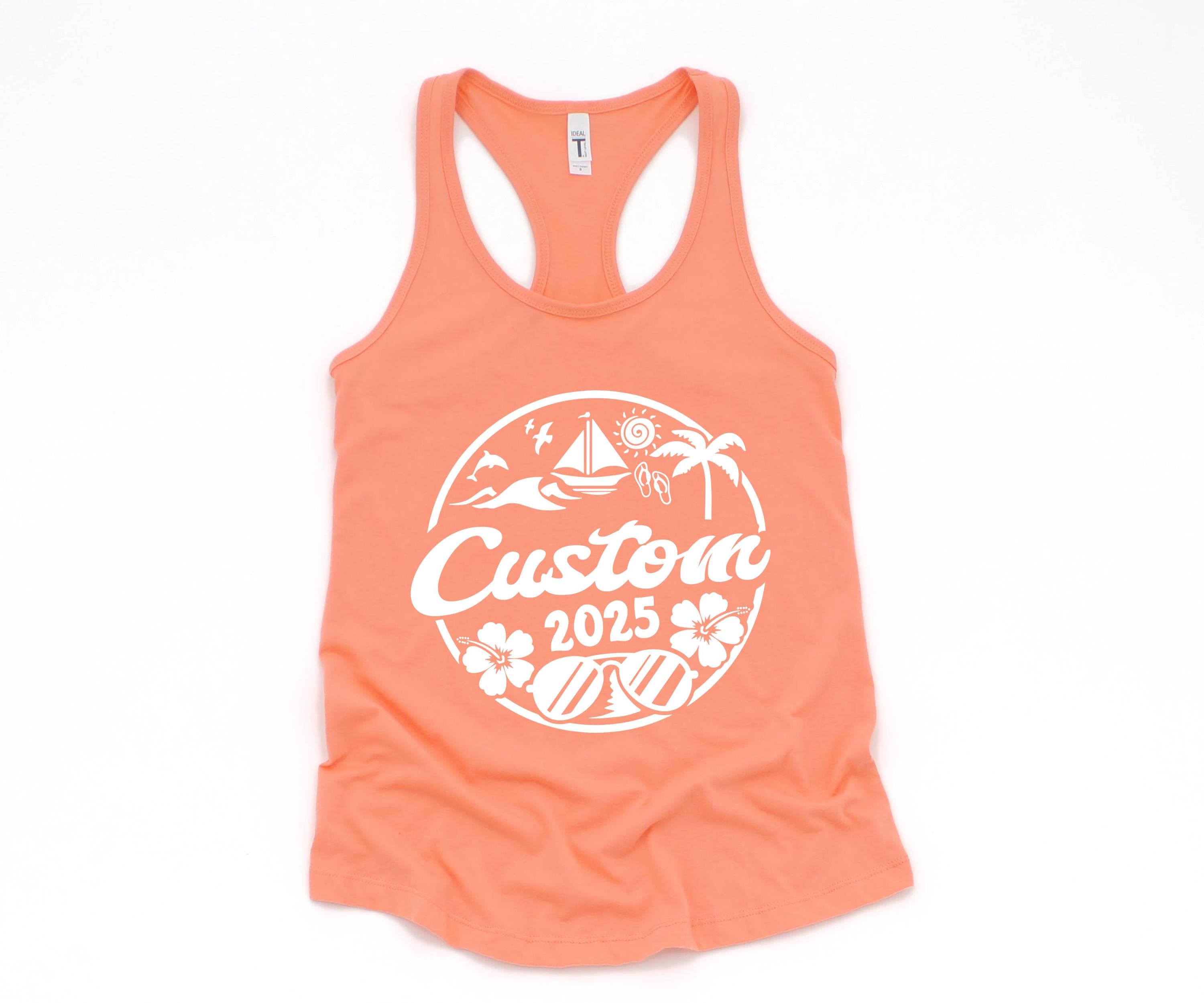 Custom Beach Trip Tank, Personalized Beach Trip Tank, Beach Fan Tank Top, Holiday Tank, Custom Vacation Tank, Custom Travel Tank