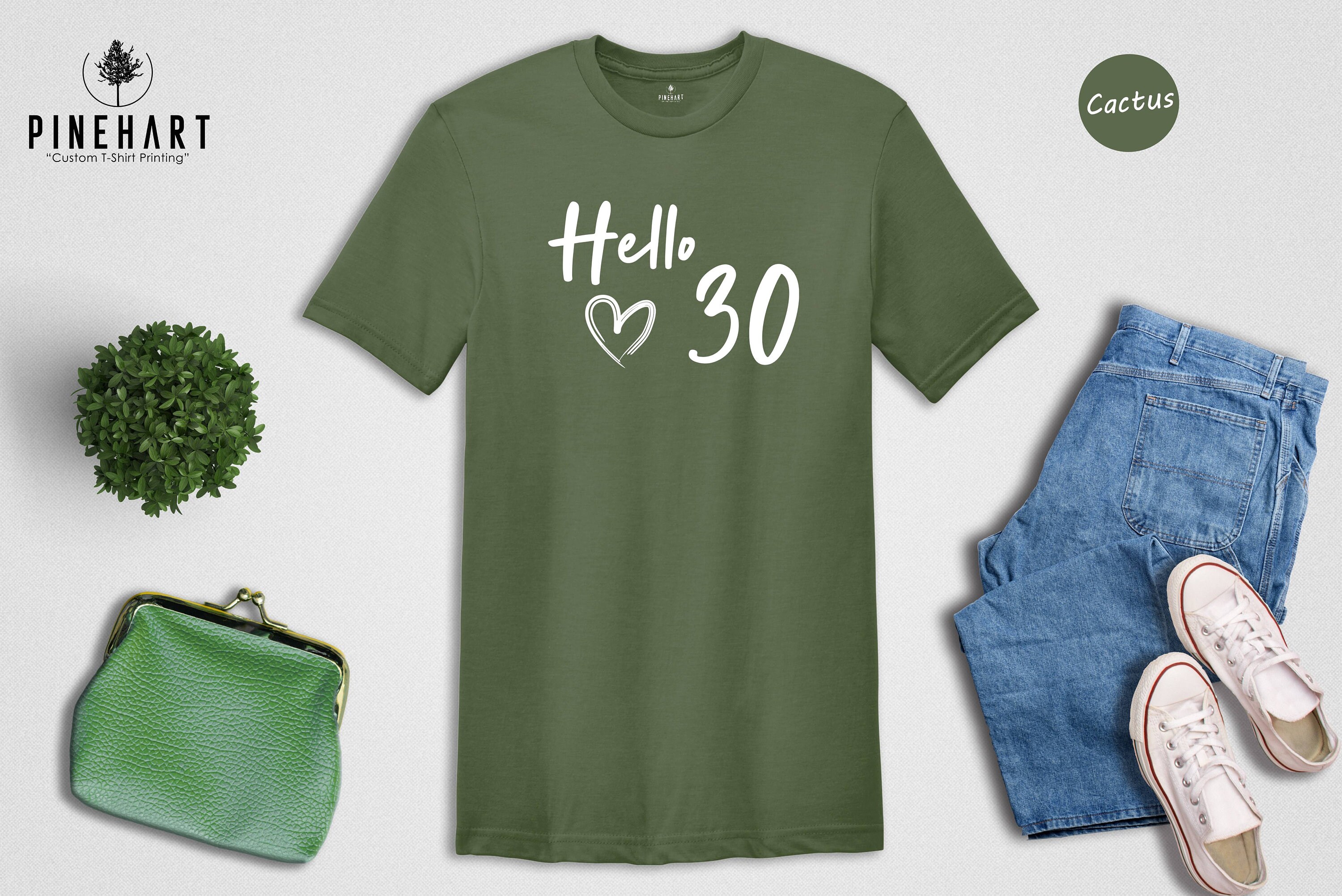 Sjov Godkendelse Rengør rummet 30th Birthday Shirt Hello 30 T-shirt Friends Birthday Shirt - Etsy