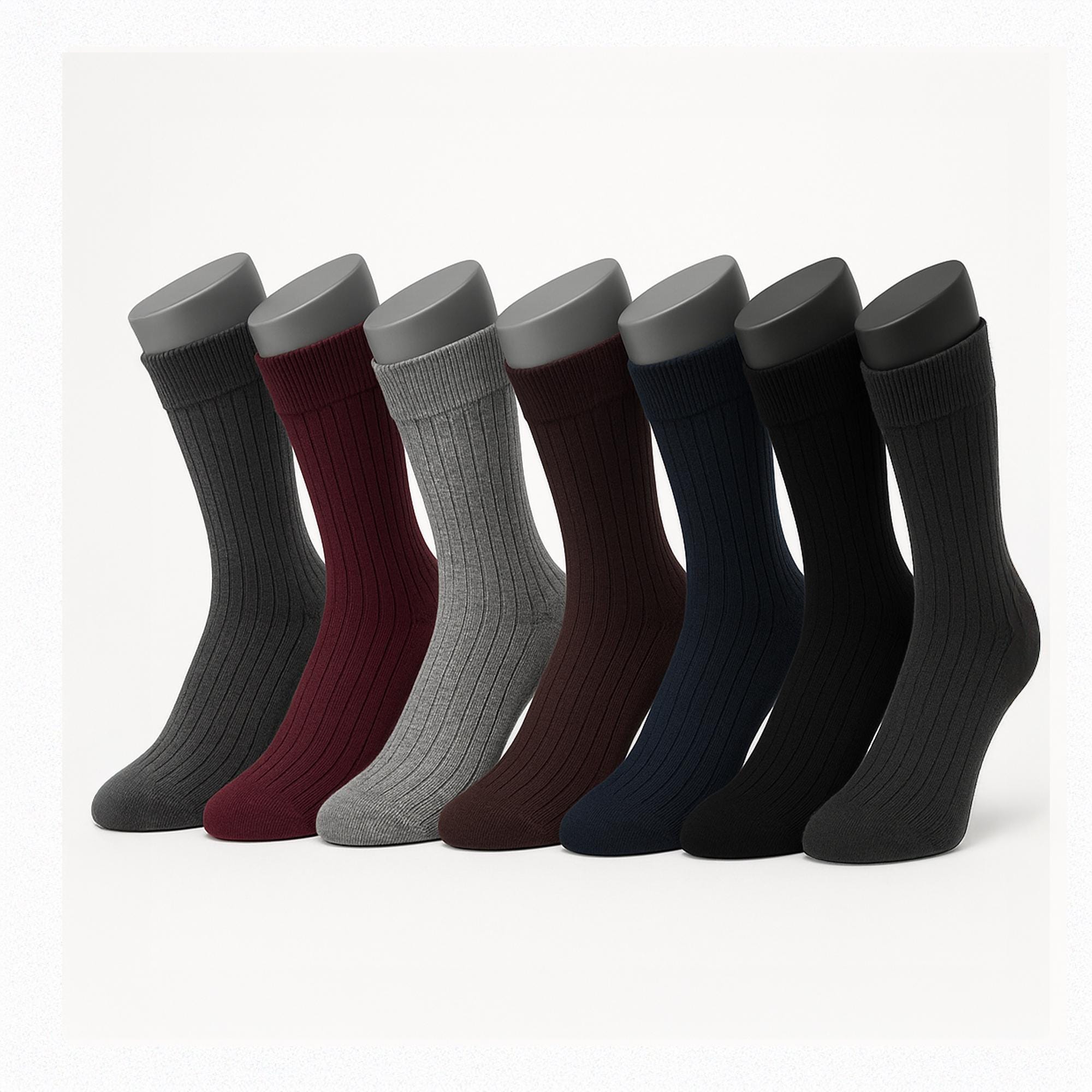 burgundy date night dress Men's Burgundy Dress Socks with Grey Polka Dots – Fit Elite Socks main image 1