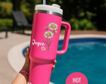 Personalized Insulated Tumbler: Custom Name Travel Mug