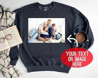 Personalized Sweatshirt: Custom Image Design - Soft & Comfortable