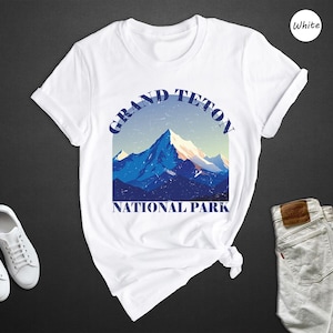 Grand Teton National Park Shirt, Wyoming T-shirt, Grand Teton Vintage National Park Shirt, Mountain Shirt, Grand Teton Park Grand Tee