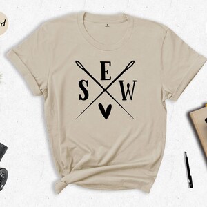 Funny Sewciopath Shirt: Playful Sewing Humor - Preshrunk Cotton, Sustainable Materials, Unisex Sizes S-XXL image 4