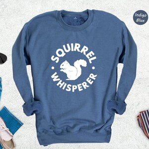 Squirrel Whisperer Shirt, Funny Squirrel Tee, Animal Lover Gift, Wildlife Rescue Tshirt, Camping Humor Apparel, Nature Lover Top image 6