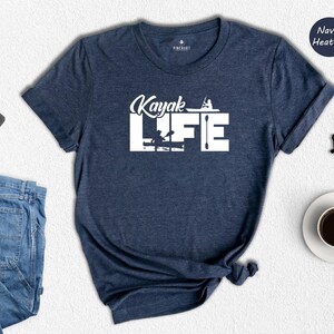 Kayak T Shirt Sport Lover Design: Eco-Friendly Cotton Tee, Durable Print | Soft, Comfortable Fit, Unisex S-XXL image 7