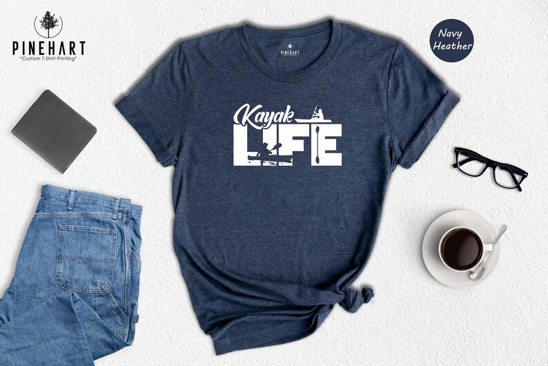 Kayak T Shirt Sport Lover Design: Eco-Friendly Cotton Tee, Durable Print | Soft, Comfortable Fit, Unisex S-XXL image 7